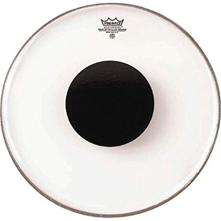 Remo 16 in. Controlled Sound Clear Black Dot Drumhead - Top Black Dot CS031610-U